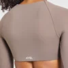 Engage långärmad crop-top