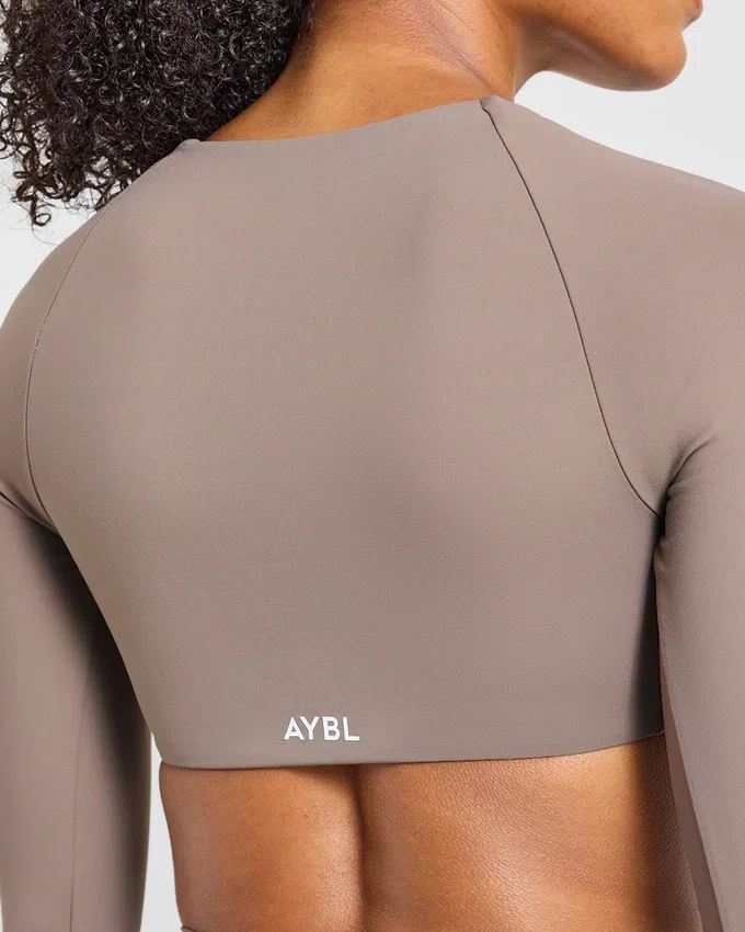 Engage långärmad crop-top