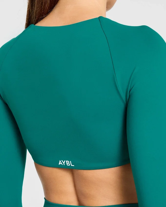 Engage långärmad crop-top
