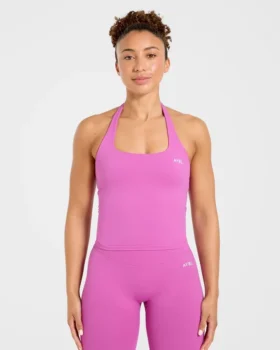 Enhance sömlös halterneck-top