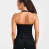 Enhance sömlös halterneck-top