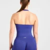 Enhance sömlös halterneck-top