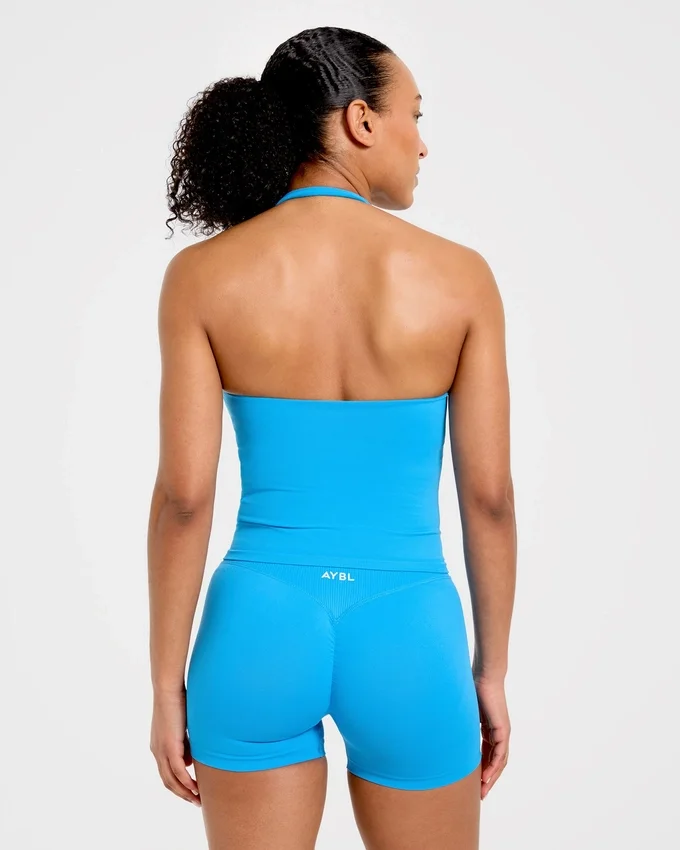 Enhance sömlös halterneck-top