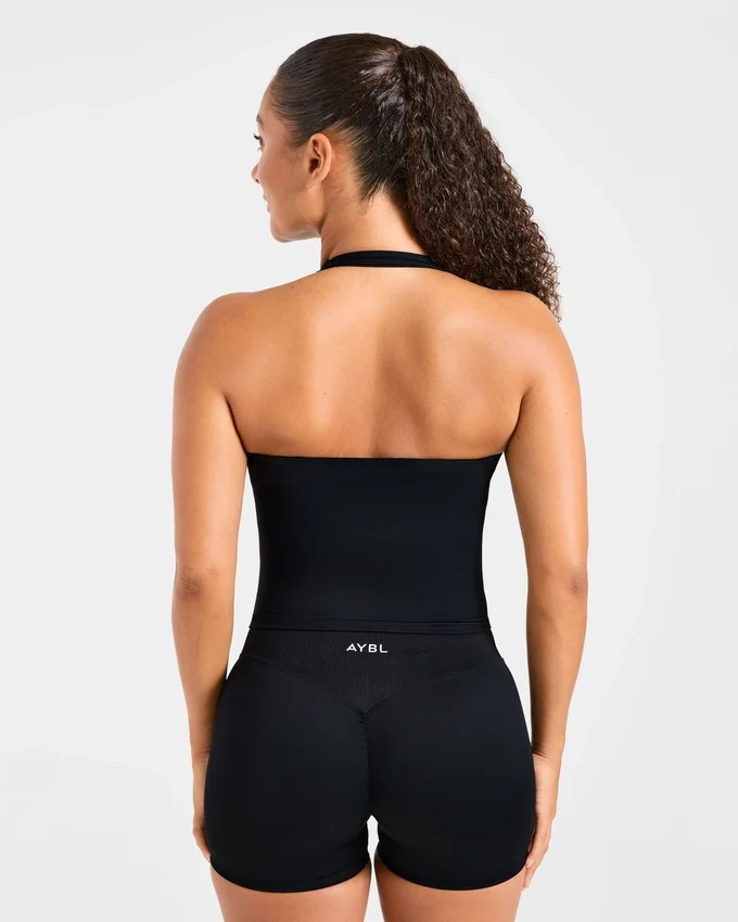 Enhance sömlös halterneck-top