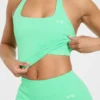 Enhance sömlös halterneck-top