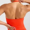Enhance sömlös halterneck-top