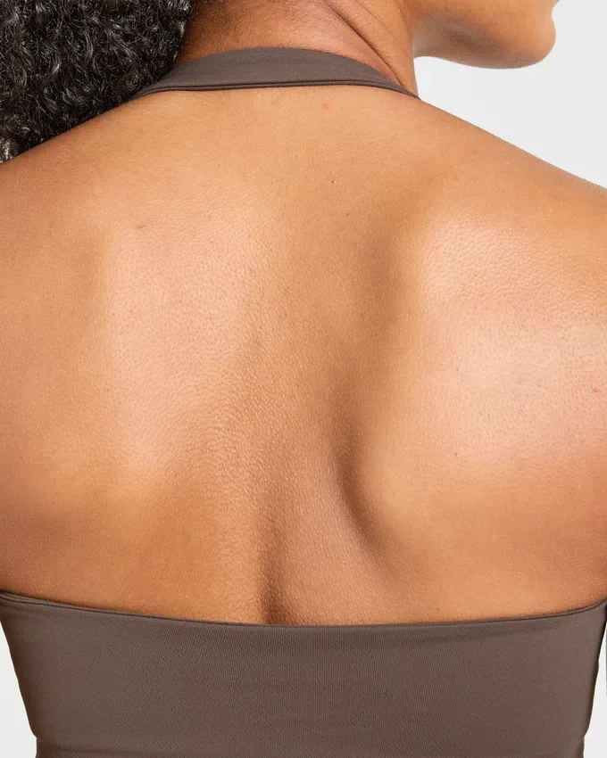 Enhance sömlös halterneck-top
