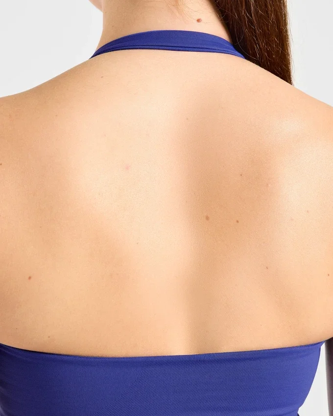 Enhance sömlös halterneck-top