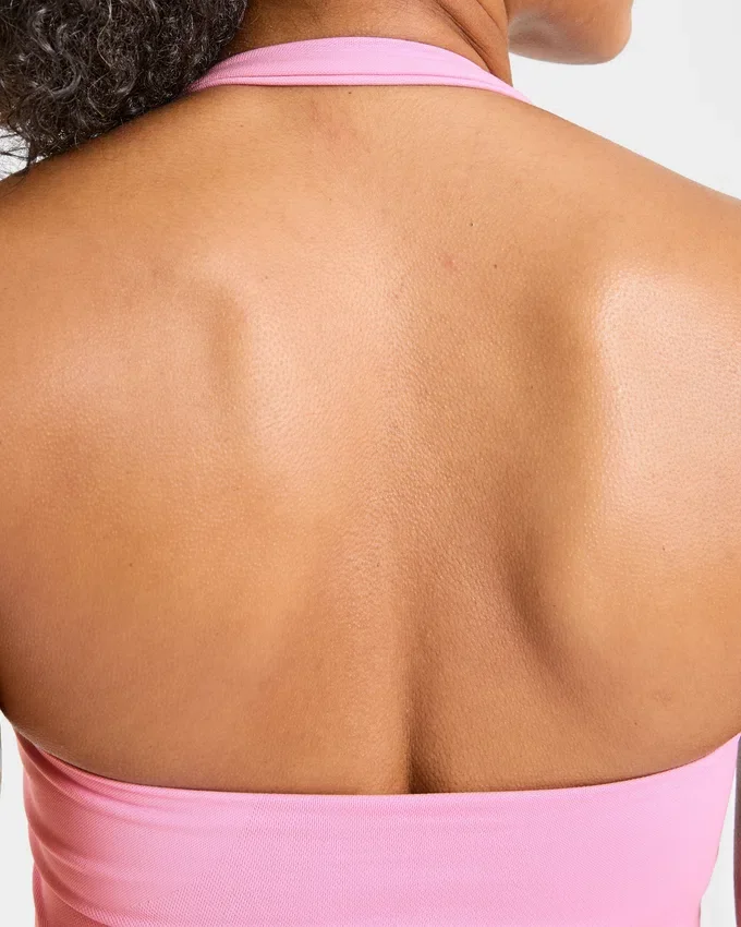 Enhance sömlös halterneck-top