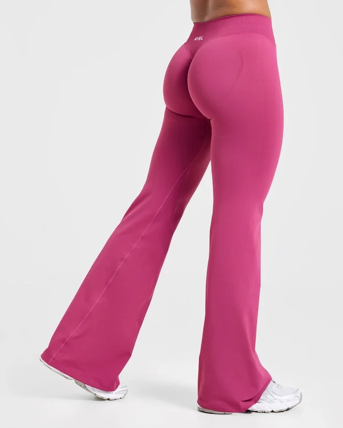 Enhance sömlösa leggings med utsvängda ben