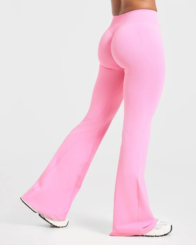 Enhance sömlösa leggings med utsvängda ben