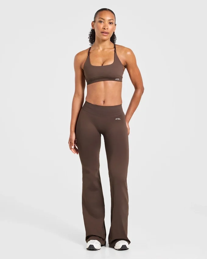 Enhance sömlösa leggings med utsvängda ben
