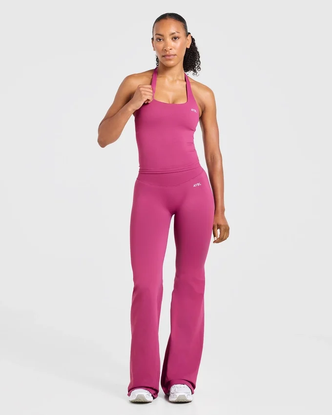 Enhance sömlösa leggings med utsvängda ben