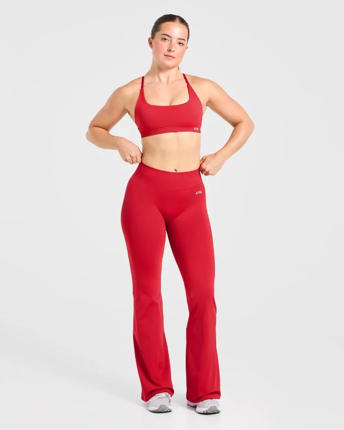 Enhance sömlösa leggings med utsvängda ben