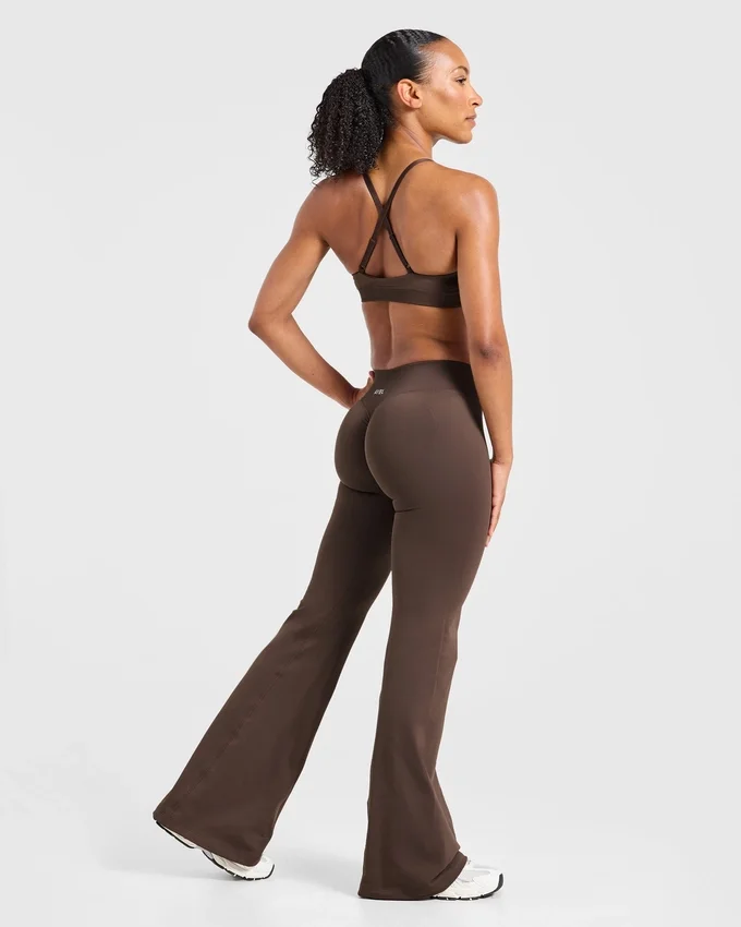 Enhance sömlösa leggings med utsvängda ben