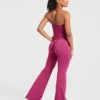 Enhance sömlösa leggings med utsvängda ben