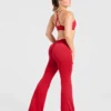 Enhance sömlösa leggings med utsvängda ben