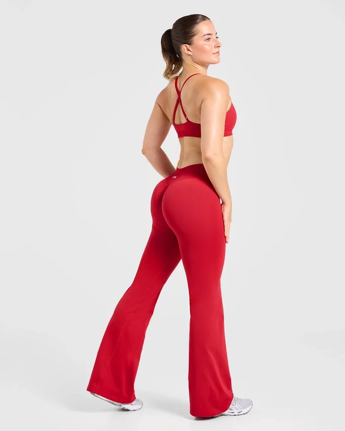 Enhance sömlösa leggings med utsvängda ben