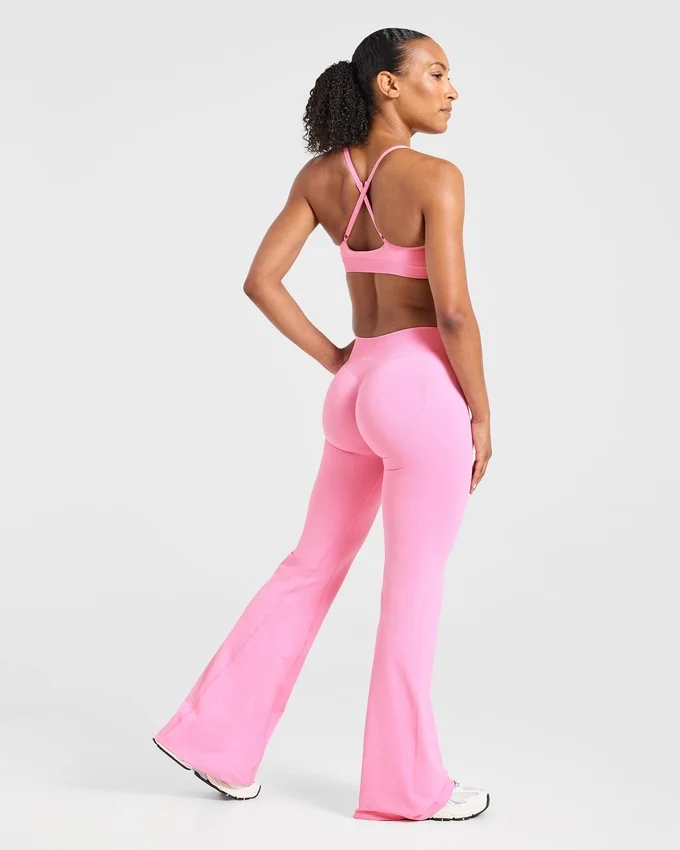 Enhance sömlösa leggings med utsvängda ben