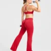 Enhance sömlösa leggings med utsvängda ben