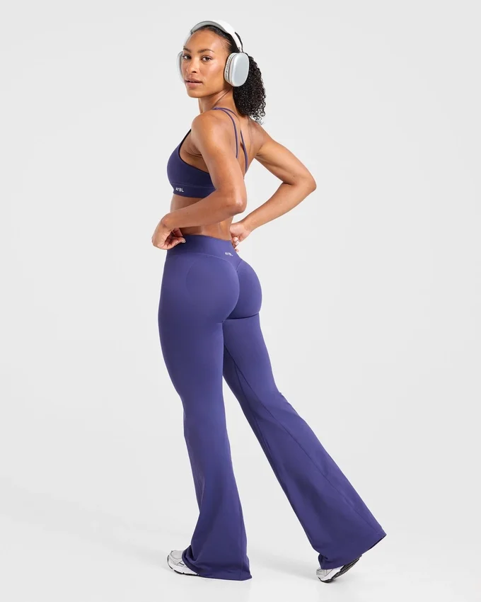 Enhance sömlösa leggings med utsvängda ben