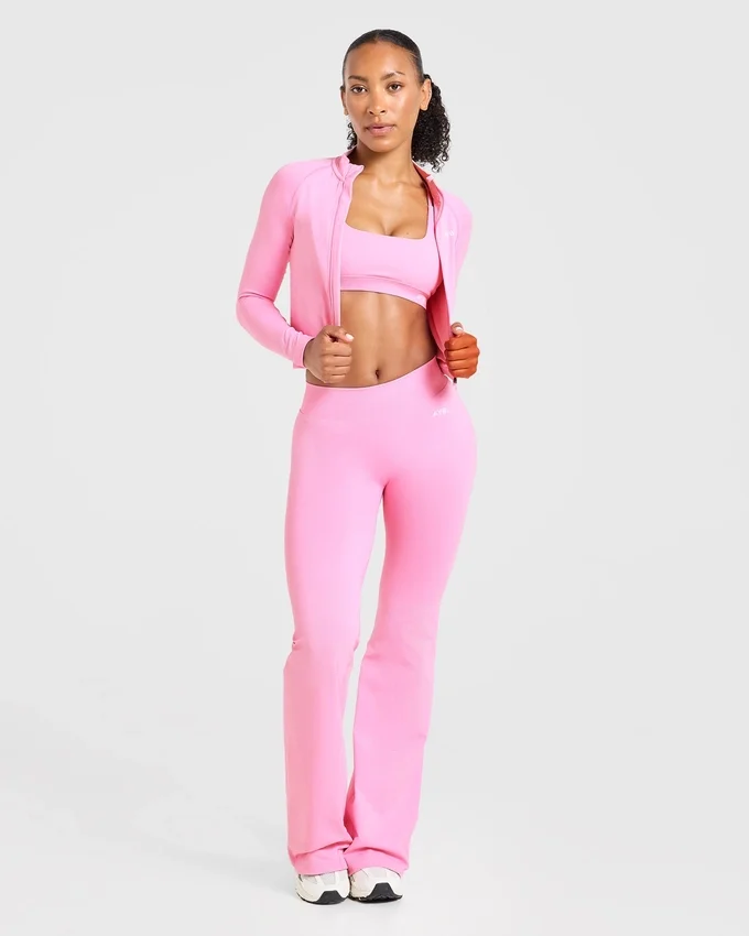 Enhance sömlösa leggings med utsvängda ben