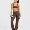 Enhance sömlösa leggings med utsvängda ben