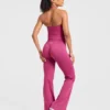 Enhance sömlösa leggings med utsvängda ben