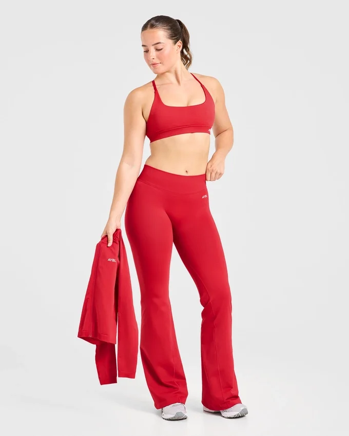 Enhance sömlösa leggings med utsvängda ben
