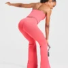 Enhance sömlösa leggings med utsvängda ben