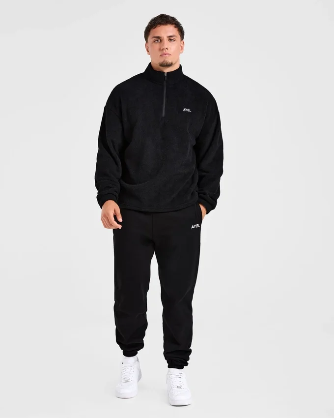 Essential fleecetröja med 1/4-dragkedja