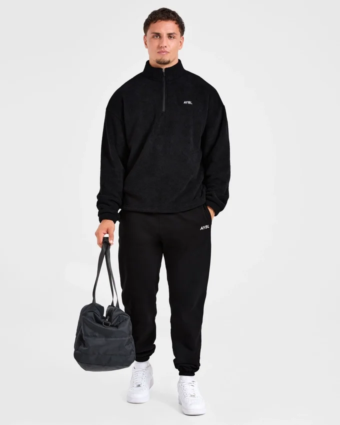 Essential fleecetröja med 1/4-dragkedja