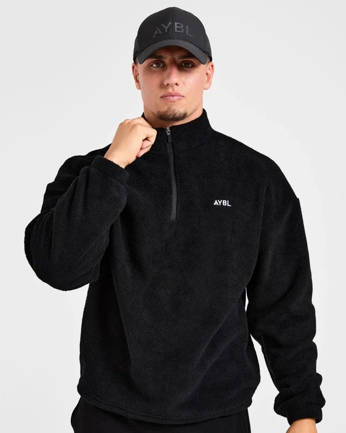 Essential fleecetröja med 1/4-dragkedja