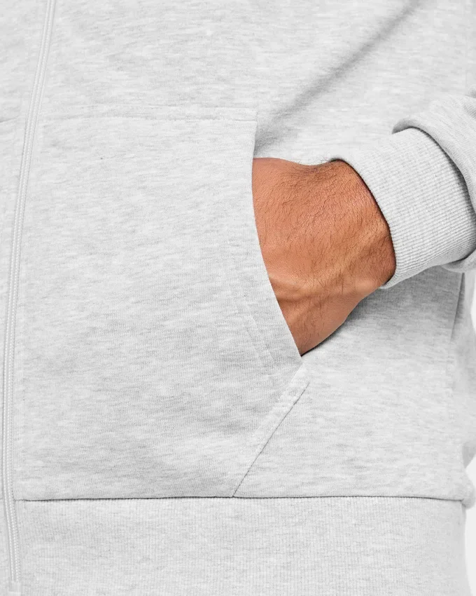 Essential – lätt hoodie med dragkedja
