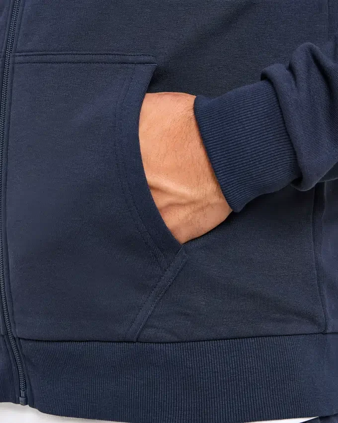Essential – lätt hoodie med dragkedja