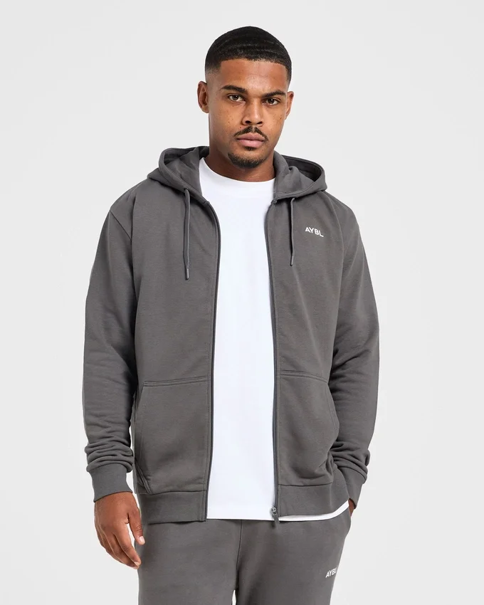 Essential – lätt hoodie med dragkedja