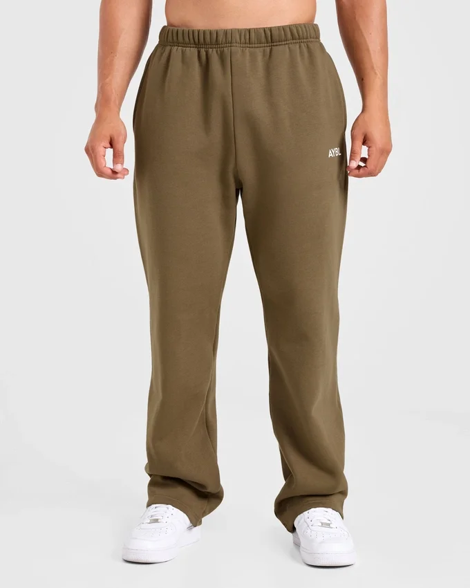 Essential Oversized Mjukisbyxor med raka ben