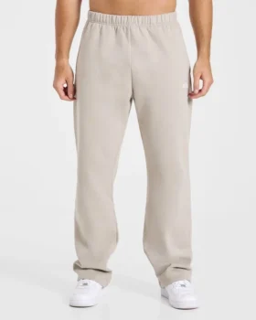 Essential Oversized Mjukisbyxor med raka ben