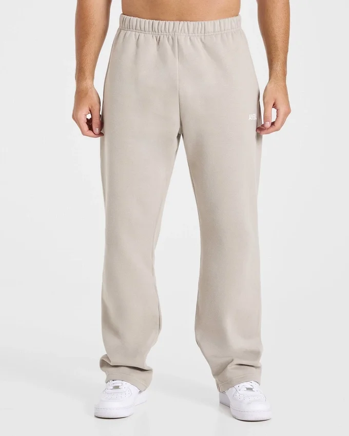 Essential Oversized Mjukisbyxor med raka ben