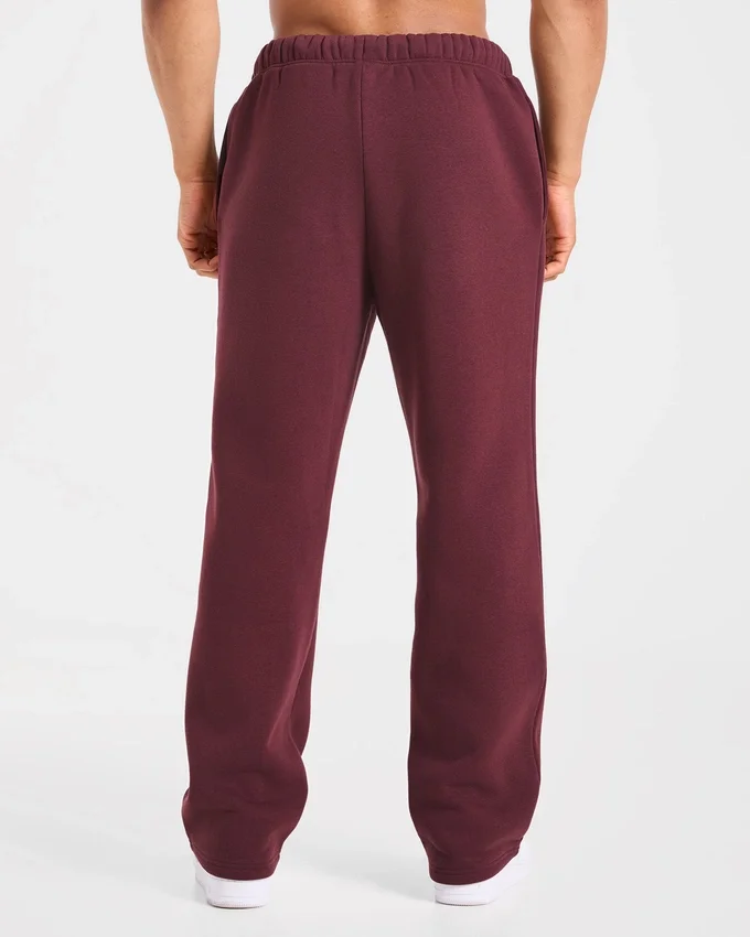 Essential Oversized Mjukisbyxor med raka ben