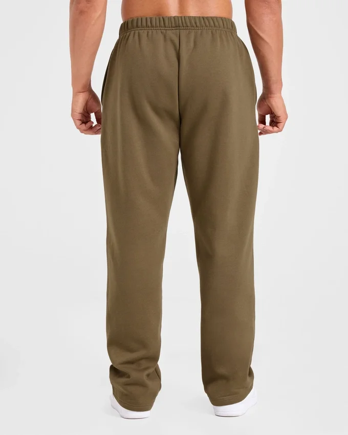 Essential Oversized Mjukisbyxor med raka ben