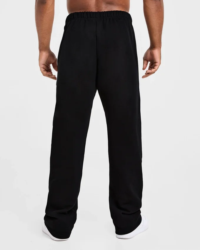 Essential Oversized Mjukisbyxor med raka ben