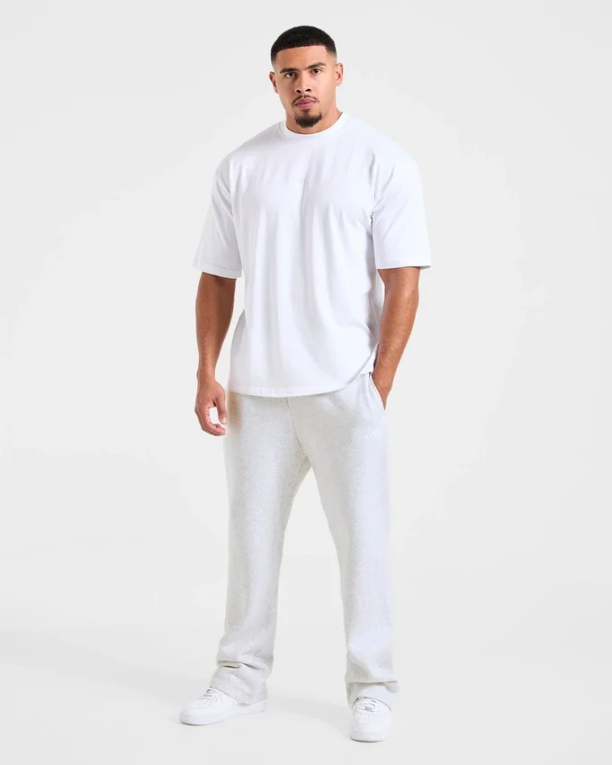 Essential Oversized Mjukisbyxor med raka ben