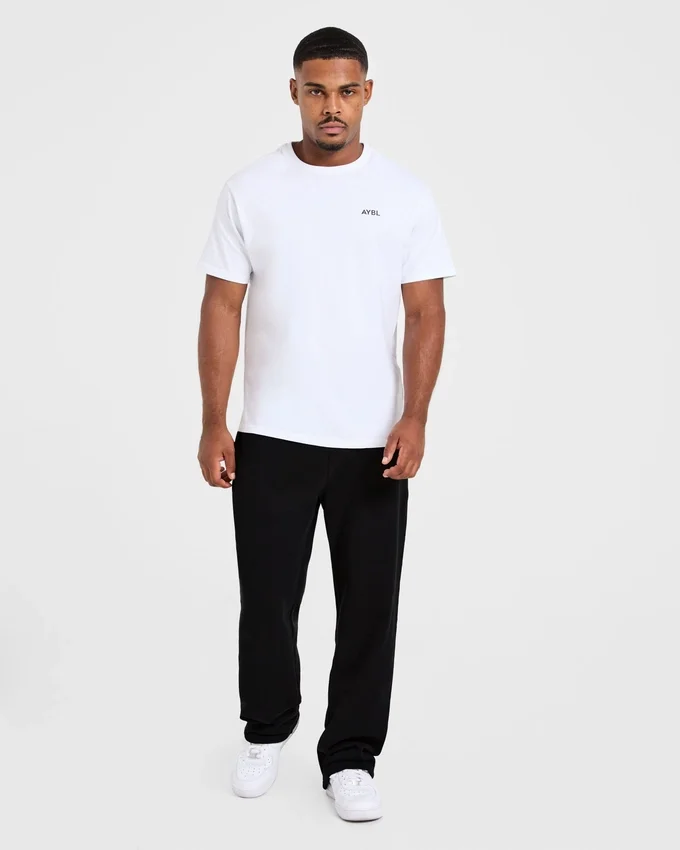 Essential Oversized Mjukisbyxor med raka ben