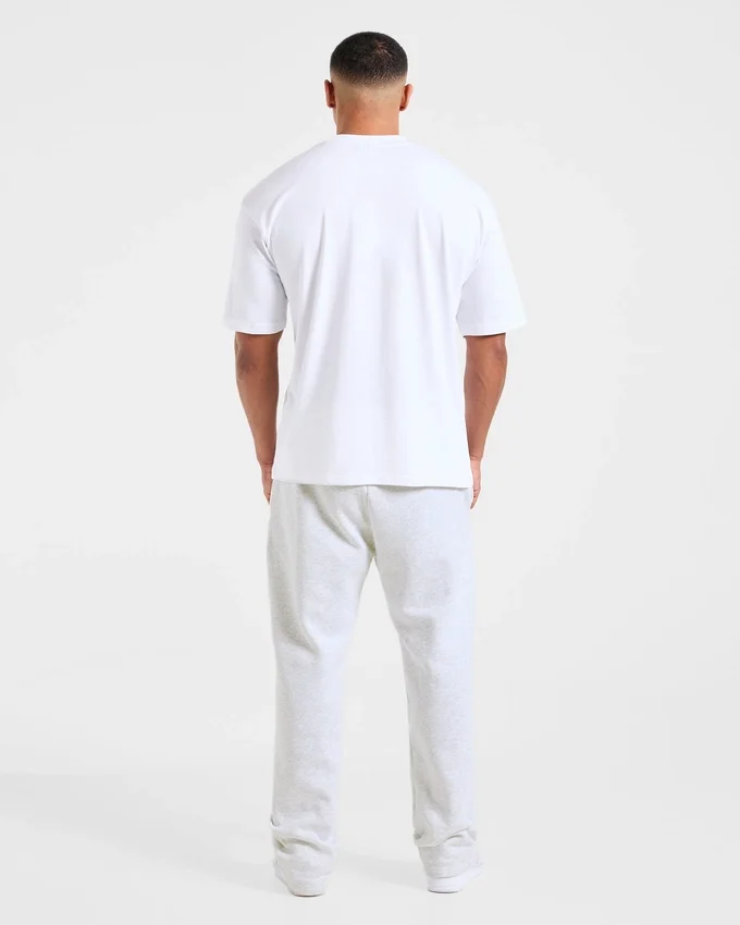 Essential Oversized Mjukisbyxor med raka ben