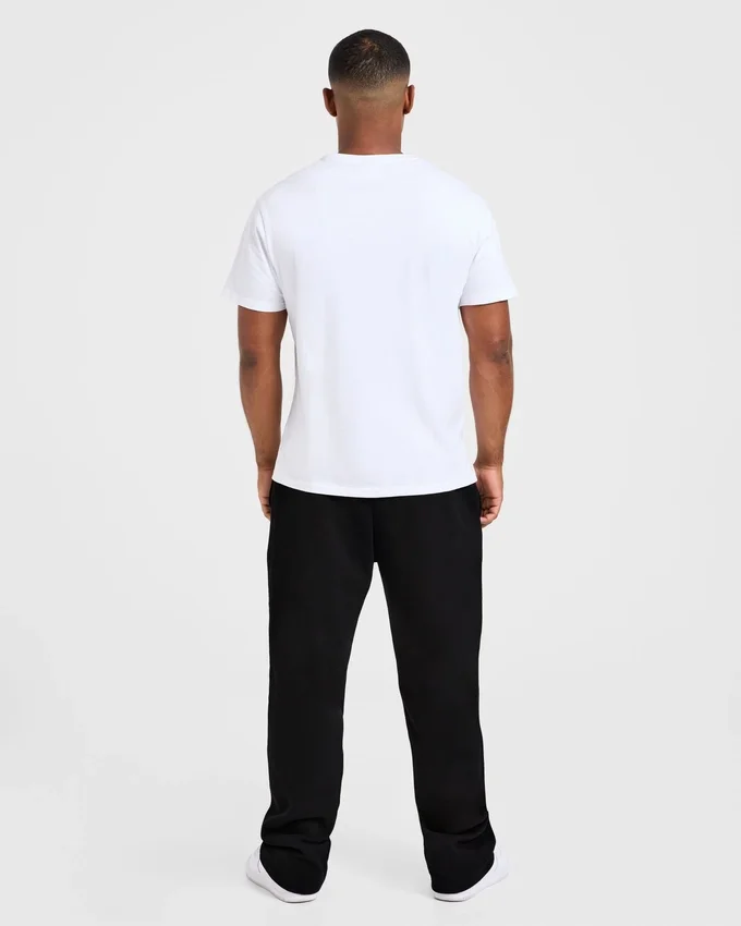 Essential Oversized Mjukisbyxor med raka ben