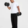 Essential Oversized Mjukisbyxor med raka ben