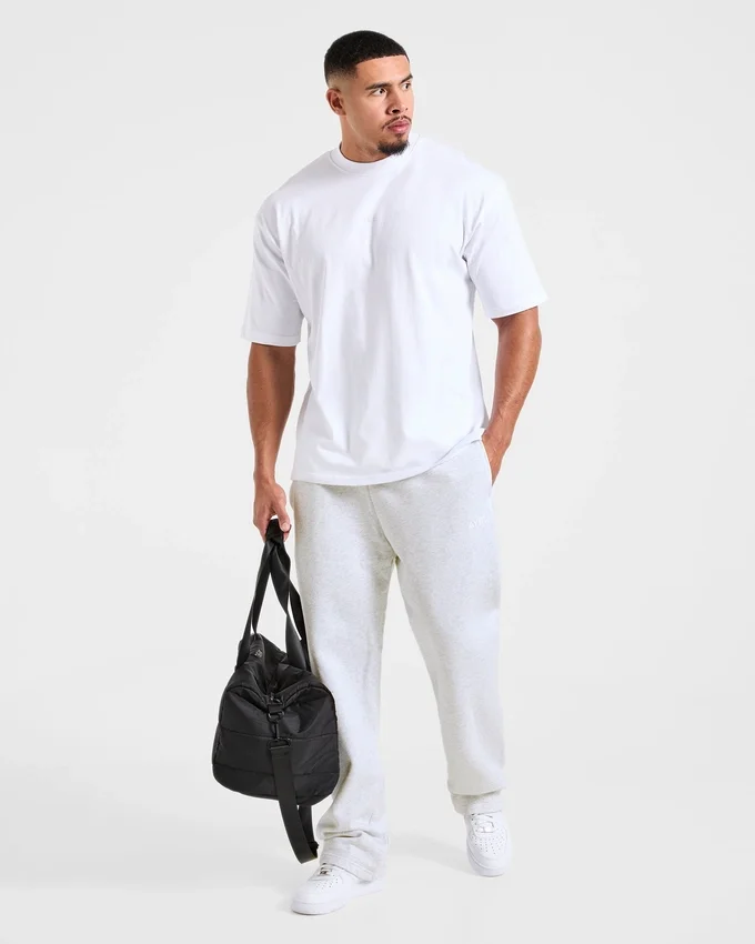 Essential Oversized Mjukisbyxor med raka ben