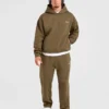 Essential Oversized Mjukisbyxor med raka ben