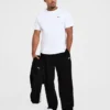 Essential Oversized Mjukisbyxor med raka ben